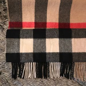 Burberry Giant Exploded Check Cashmere Scarf